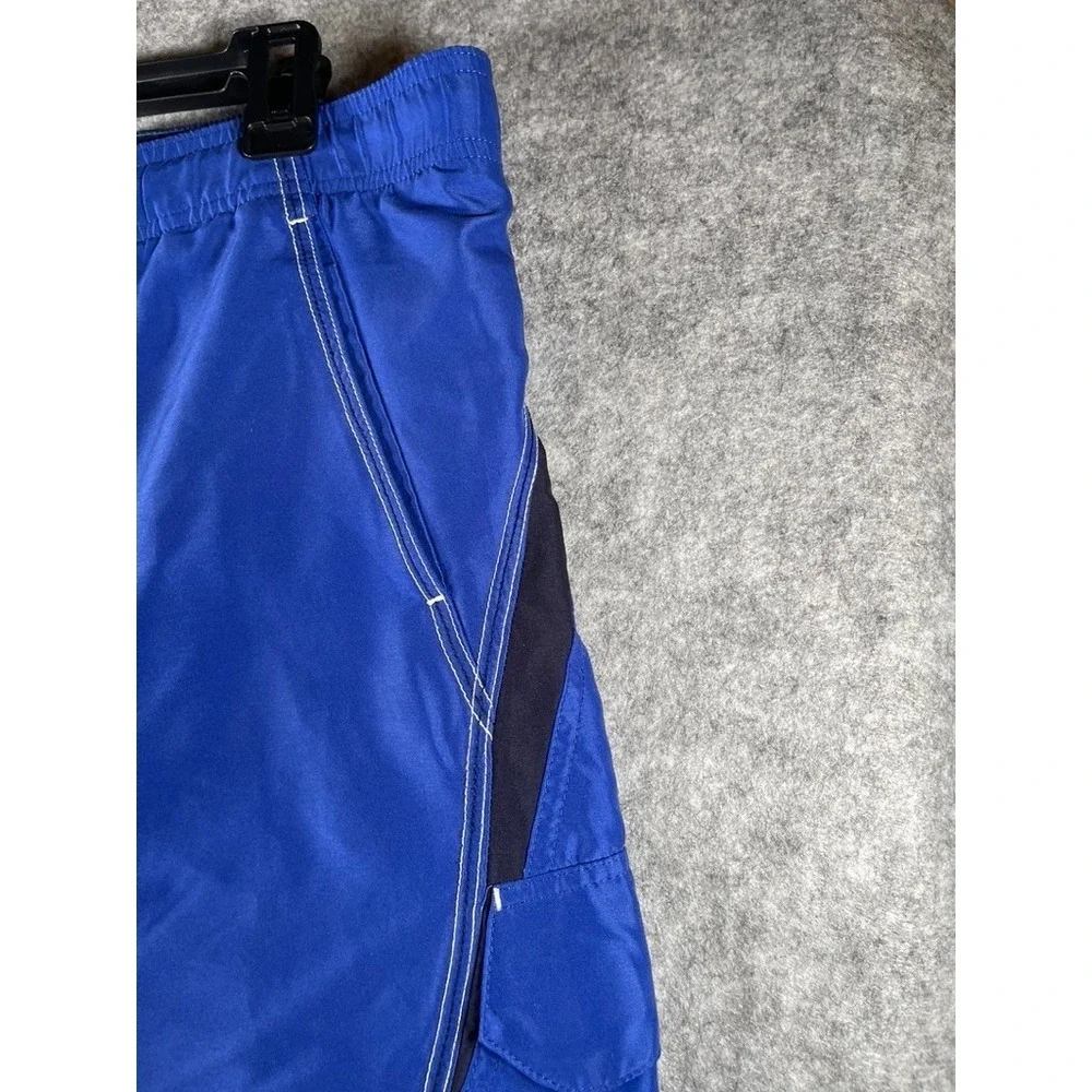 Nike men's blue‎ mesh-lined swim trunks Size L